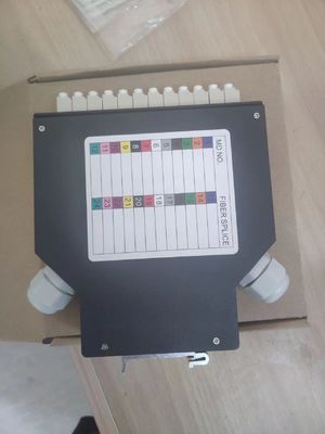 टर्मिनल बॉक्स डीआईएन रेल घुड़सवार एल्यूमीनियम एलसी/एससी एसएक्स/डीएक्स दूरसंचार FTTX के लिए फाइबर ऑप्टिक