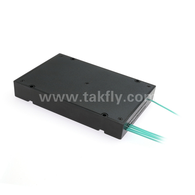 फाइबर ऑप्टिक केबल MPO/MTP SM/MM पीएलसी स्प्लिटर 1x4 डेटा सेंटर FTTX के लिए