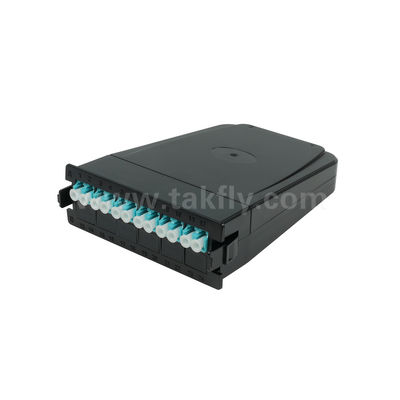 MPO कैसेट मॉड्यूल MPO/MTP-LC 12C/24C फाइबर ऑप्टिक डेटा सेंटर FTTX के लिए