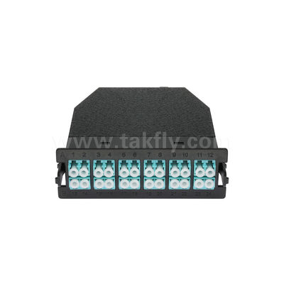 MPO कैसेट मॉड्यूल MPO/MTP-LC 12C/24C फाइबर ऑप्टिक डेटा सेंटर FTTX के लिए