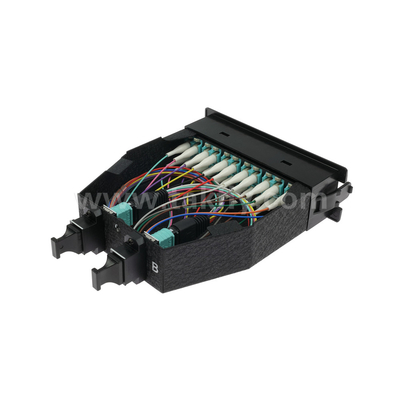फाइबर ऑप्टिक MPO कैसेट मॉड्यूल MPO/MTP-LC 12C/24C डेटा सेंटर FTTX के लिए