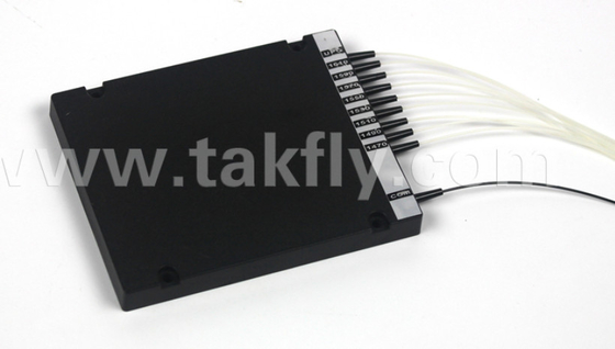 1% TAP 11+1CH CWDM Mux Demux ABS बॉक्स 2.0mm 3.0mm एलसी कनेक्टर