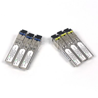 1.25G SFP BIDI ऑप्टिकल ट्रांससीवर मॉड्यूल Tx1310/Rx1550nm 40KM SMF DDM LC CISCO JUNIPER HUAWEI संगत