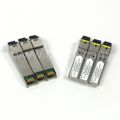 1.25G SFP BIDI ऑप्टिकल ट्रांससीवर मॉड्यूल Tx1310/Rx1550nm 40KM SMF DDM LC CISCO JUNIPER HUAWEI संगत