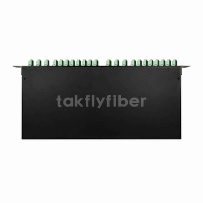 मॉनिटर और एक्सटेंशन पोर्ट 1625nm OTDR और EDFA के साथ 16CH DWDM MUX DEMUX