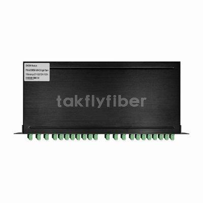 मॉनिटर और एक्सटेंशन पोर्ट 1625nm OTDR और EDFA के साथ 16CH DWDM MUX DEMUX