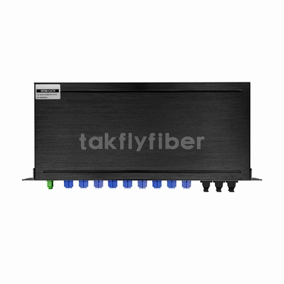 GPON अनुप्रयोग के लिए 1U 19 इंच रैक माउंट WDM 1x72 CATV पीएलसी स्प्लिटर