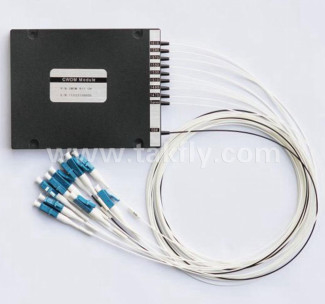 8+1 CH कम सम्मिलन हानि 2.2 सम्मिलन हानि कनेक्टर के साथ CWDM Mux Demux ABS