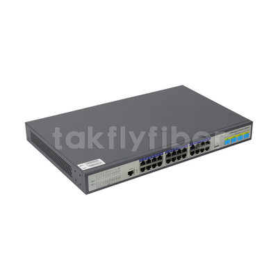 4 X 10G SFP के साथ लेयर3 प्रबंधित 24 पोर्ट गीगाबिट PoE स्विच