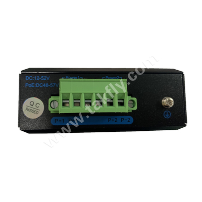 1 एसएफपी पोर्ट और डीआईएन-रेल माउंटिंग के साथ औद्योगिक गीगाबिट पीओई स्विच