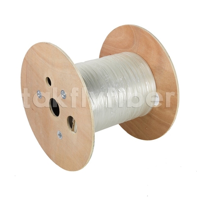 चपटा स्व-चिपकने वाला FTTH फाइबर ऑप्टिक ड्रॉप केबल G657A2 2.0X3.0mm