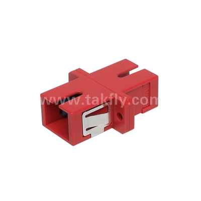 एससी सिम्प्लेक्स फाइबर ऑप्टिक एडाप्टर मल्टीमोड एपीसी यूपीसी लो लॉस