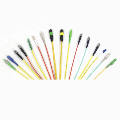 SC/LC/ST/FC फाइबर ऑप्टिक पैच कॉर्ड 100N तन्यता शक्ति पीवीसी/LSZH