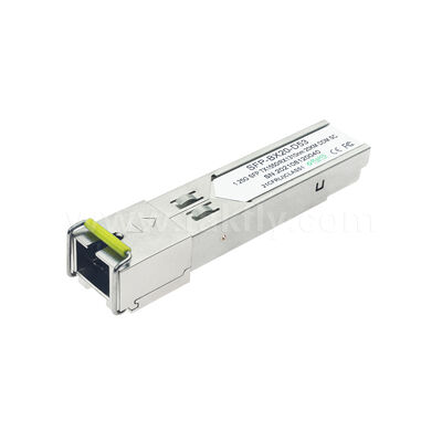 डेटा सेंटर AI FTTX के लिए SFP 1.25Gbps 20KM SC द्वि-दिशात्मक ऑप्टिकल ट्रांसीवर मॉड्यूल