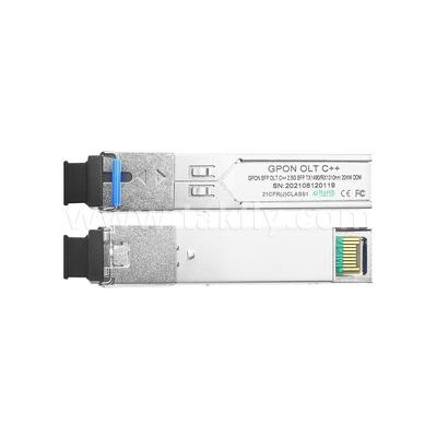 डाटा सेंटर FTTH FTTX के लिए SFP ऑप्टिकल ट्रांससीवर मॉड्यूल GPON OLT क्लास C++