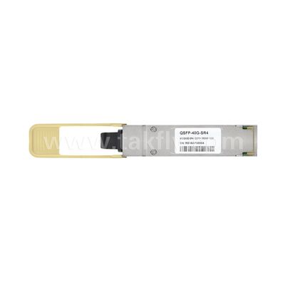 डेटा सेंटर FTTH FTTX के लिए QSFP+ 40GBASE SR4 850NM ऑप्टिकल ट्रांसीवर मॉड्यूल