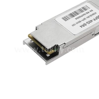 डेटा सेंटर FTTH FTTX के लिए QSFP+ 40GBASE SR4 850NM ऑप्टिकल ट्रांसीवर मॉड्यूल