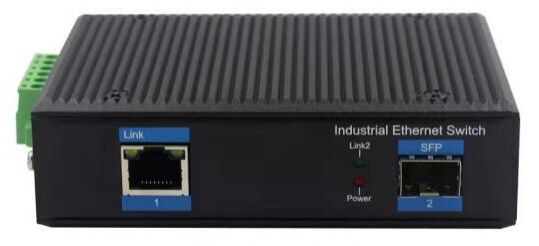 औद्योगिक ग्रेड PoE स्विच 1 पोर्ट 10/100/1000Mbps PoE + 1 पोर्ट 1000Mbps SFP फाइबर （DF-1FG-1GPI ）