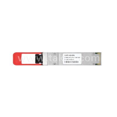 डाटा सेंटर के लिए QSFP+ 40Gbps CWDM 40KM ऑप्टिकल ट्रांससीवर मॉड्यूल FTTH FTTX