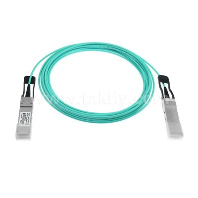 डेटा सेंटर FTTH FTTX के लिए एक्टिव ऑप्टिकल केबल फाइबर AOC 40G QSFP+ से 40G QSFP+