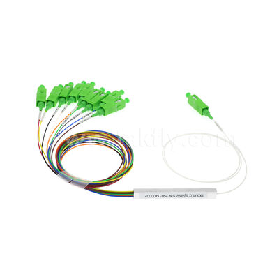 वाटरप्रूफ 1x4 मिनी फाइबरहब CLOSURE ITU-T SM G657A2 2.0mm केबल फाइबर ऑप्टिक पीएलसी स्प्लिटर IP68