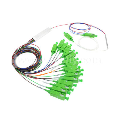 वाटरप्रूफ 1x4 मिनी फाइबरहब CLOSURE ITU-T SM G657A2 2.0mm केबल फाइबर ऑप्टिक पीएलसी स्प्लिटर IP68