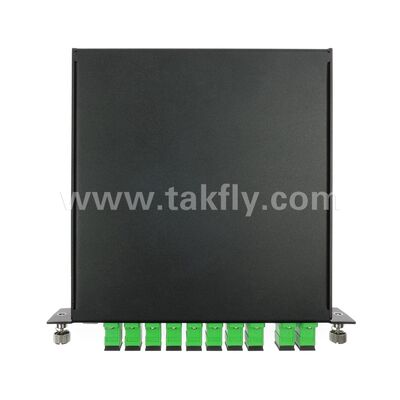 फाइबर ऑप्टिक CWDM 8+1 चैनल MUX+DEMUX डाटा सेंटर FTTX के लिए LGX मॉड्यूल