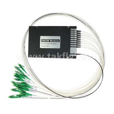 डेटा सेंटर टेलीकॉम 5G के लिए DWDM 8+1चैनल MUX+DEMUX ABS मॉड्यूल फाइबर ऑप्टिक