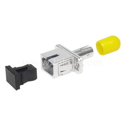 Fiber Optic Coupler ST-SC Simplex Metal Hybrid Adapter Female/Female for Data Center Telecom FTTX