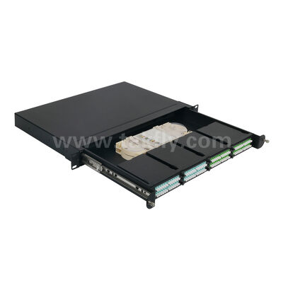 1U-19 inch MPO/MTP High-Density rack-mount fiber patch panel  for Data Center Application