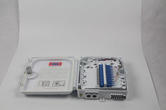 IP65 सुरक्षा और 0.2dB सम्मिलन हानि के साथ आसान रखरखाव एफटीटीएच फाइबर ऑप्टिक टर्मिनेशन बॉक्स