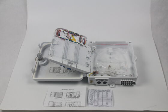 IP65 सुरक्षा और 0.2dB सम्मिलन हानि के साथ आसान रखरखाव एफटीटीएच फाइबर ऑप्टिक टर्मिनेशन बॉक्स