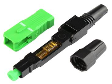डीएफ-5501 एससी फास्ट कनेक्टर FTTH ड्रॉप केबल के लिए पूर्व-पॉलिश, उपकरण रहित