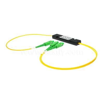 PLC Fiber Splitter – 3.0mm Mini ABS Box, SM G657A1, SC/APC, for Optical Signal Coupling & Distribution in PON Systems