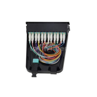 Takfly 1U/2U Sliding Patch Panel – High-Density Plug-and-Play MTP/MPO to LC Cassette for Up to 192 Fibers