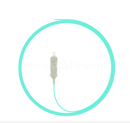 SC Simplex Fiber Optic Pigtail – 0.9/2.0/3.0mm Cable Diameters, Connectorized One End, Bare Fiber on the Other, for Optical Termination, Splicing & Equipment Connection