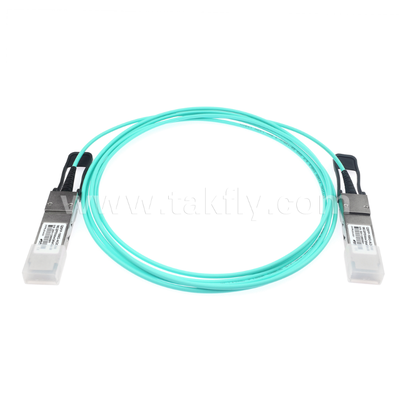 100G QSFP28 एक्टिव ऑप्टिकल केबल (AOC) 4×25G, 104Gbps तक, 3-70m, VCSEL सरणी, कम पावर <3.5W, QSFP28 से QSFP28
