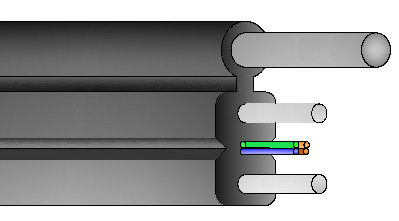 LSZH GJYX F CH ऑप्टिकल केबल निर्बाध कनेक्टिविटी के लिए 0.5-0.8mm मोटाई