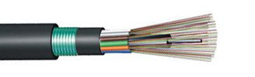 आउटडोर केबल GYFTY53 2-144F MDPE/HDPE शीट सामग्री के साथ डुप्लेक्स शीट ऑप्टिकल