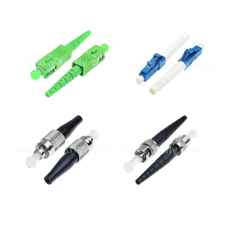 OEM फाइबर ऑप्टिक कनेक्टर SC/LC/FC/ST/MPO/MTRJ/E2000 UPC/APC डाटा सेंटर FTTH के लिए