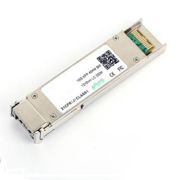 धीमी या तेज़ धुरी में 40 किमी संचरण दूरी के लिए 10Gbps 1310nm XFP ऑप्टिकल ट्रांससीवर