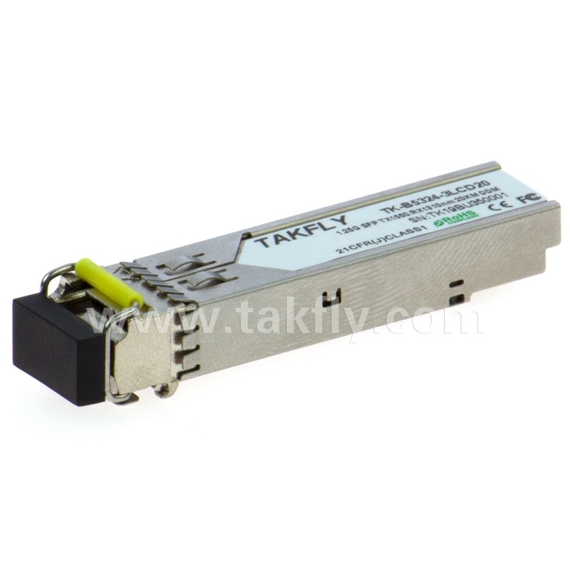1.25G SFP BIDI Tx1550/Rx1310nm 20KM SMF DDM LC CISCO JUNIPER HUAWEI संगत SFP ऑप्टिकल ट्रांससीवर मॉड्यूल
