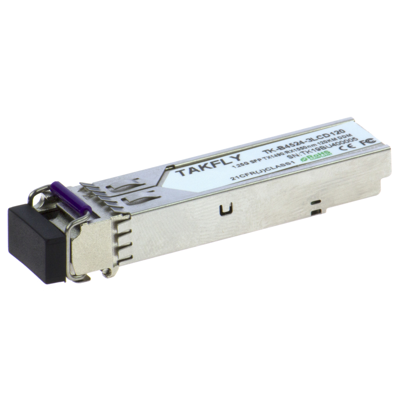 1.25G SFP BIDI ट्रांससीवर Tx1490/Rx1550nm 120KM SMF DDM LC CISCO JUNIPER HUAWEI संगत