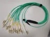 40G QSFP डेटा केंद्रों के लिए 24 कोर MPO-LC OM4 ब्रेकआउट केबल