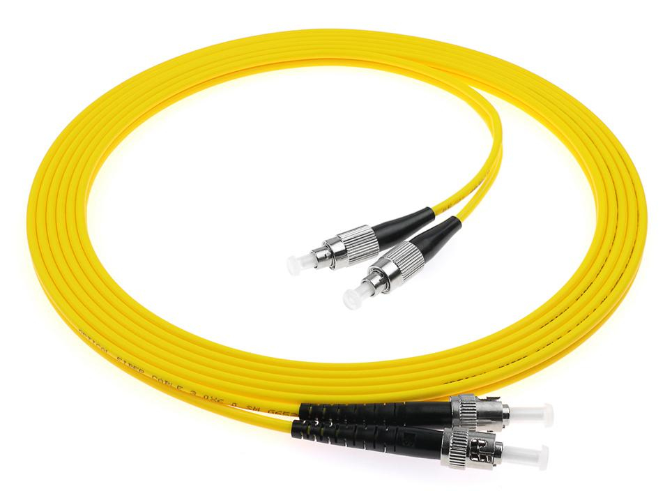 FC-ST Duplex Fiber Optic Patch Cord LSZH/PVC SM/MM UPC and APC