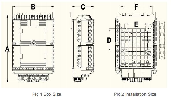 चीन से FTTx संचार नेटवर्क सिस्टम के लिए FTKS-1708-24C-16F फाइबर टर्मिनेशन बॉक्स