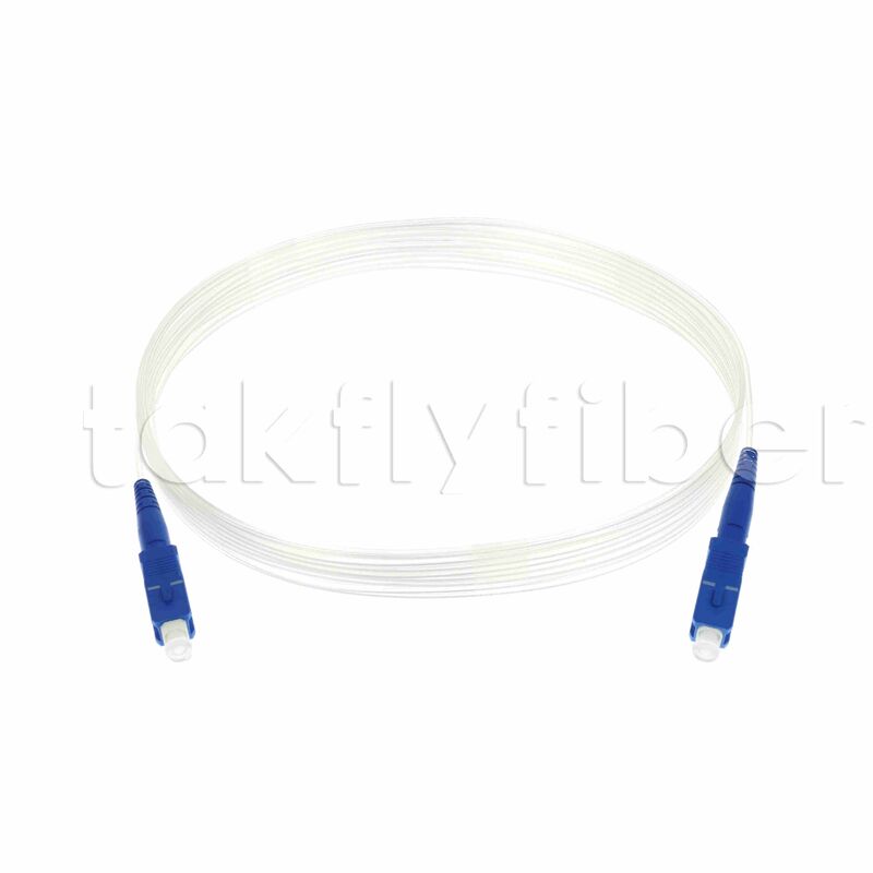 SC/UPC-SC/UPC Transparent Invisible FTTH Drop Cable Patchcord