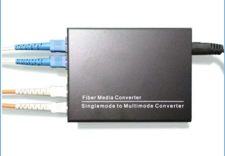 Singlemode to Multimode Fiber Optic Media Converter at Gigabit Speed Stable Reliable Networking