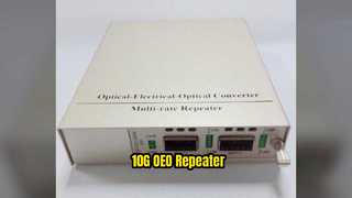 10G OEO फाइबर रिपीटर SFP+ से SFP+ नेटवर्क बूस्ट